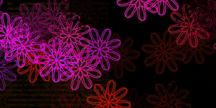 Dark Pink backdrop with chaotic shapes. vector