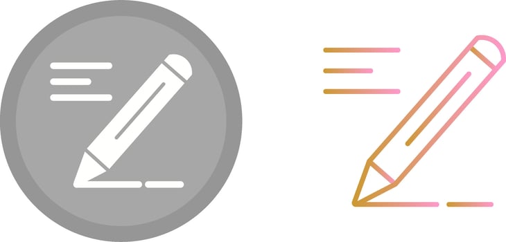 Pencil Icon Design vector