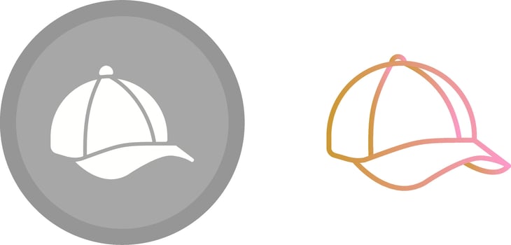 Summer Cap Icon vector