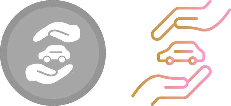 Car Insurance Icon vector