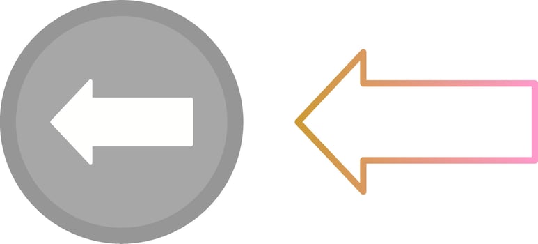 Left Icon Design vector