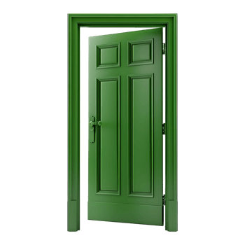 House Outdoor Door on Transparent background - png