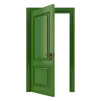 House Outdoor Door on Transparent background - png