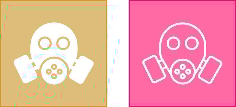 Gas Mask Icon vector