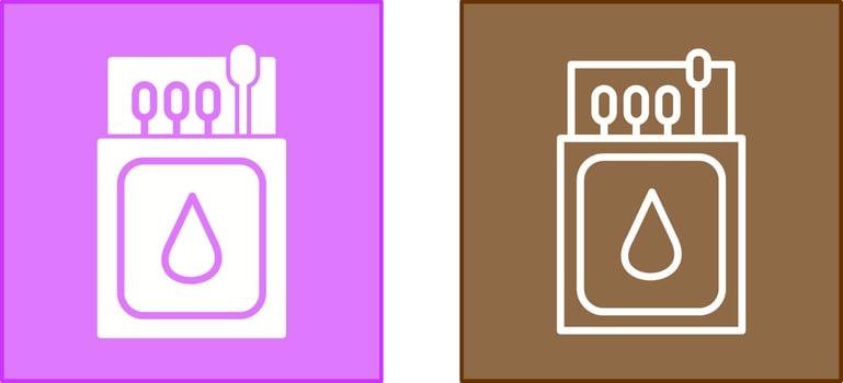 Match Box Icon vector