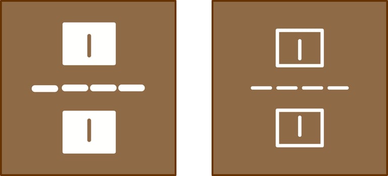 Linked Road Icon vector