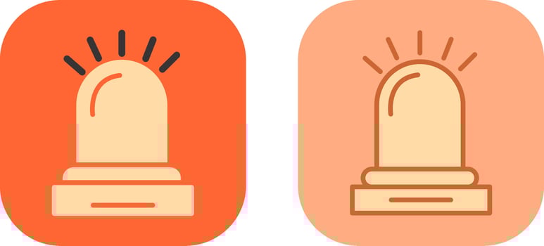 Siren Icon Design vector