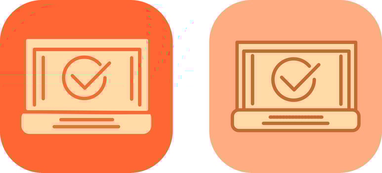 Checkmark Icon Design vector