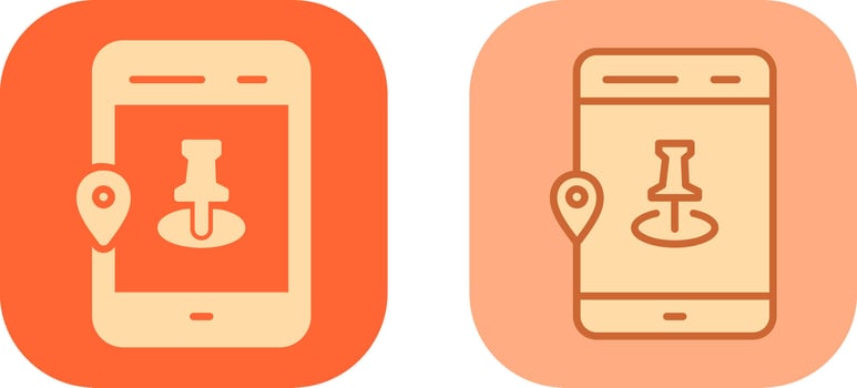 Pin Location Icon vector
