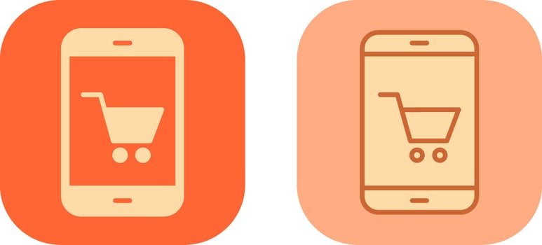 Online Shopping Icon vector