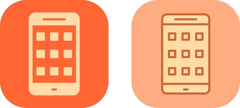 Apps Icon Design vector