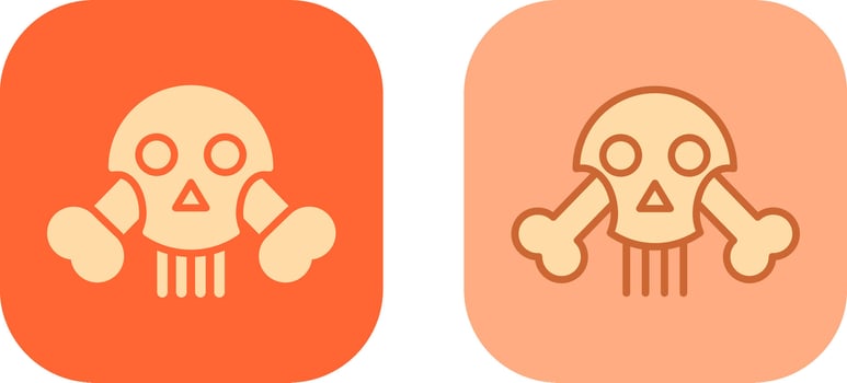 Bones Exhibit Icon vector