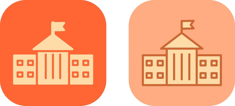 Presidential Building Icon vector