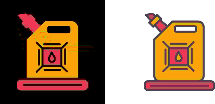 Gasoline Icon Design vector