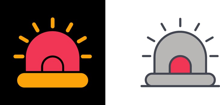 Siren Icon Design vector