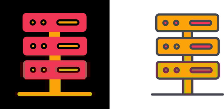 Server Icon Design vector