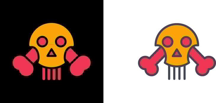 Bones Exhibit Icon vector
