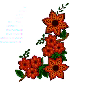 Hive Flower Art vector