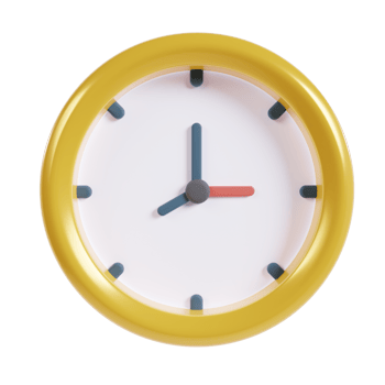 3d Clock Illustration Icon png
