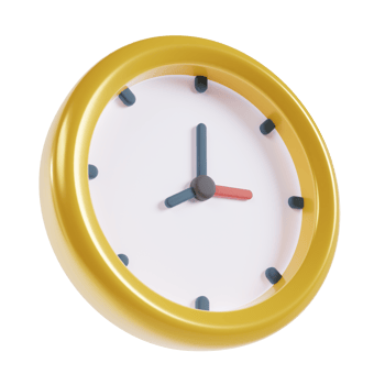 3d Clock Illustration Icon png