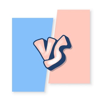 Versus screen vector illustration. Vs card.