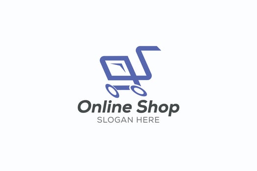 Shopping Cart Logo creative template, Shop Logo logo design vector