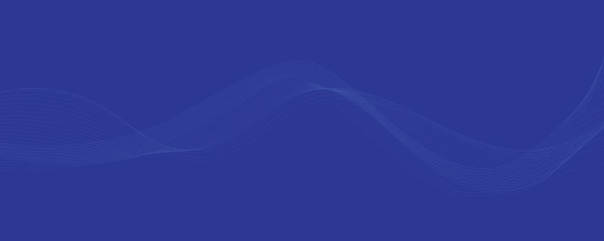 Abstract background with blue wavy lines. Blue wave background. Blue lines illustration. Curved wave. Abstract wave element for design. vector