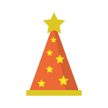 Birthday hat illustrated in vector