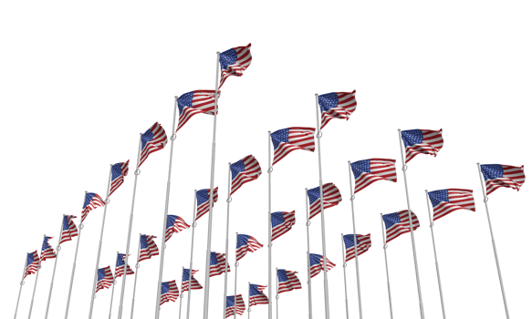 United state america usa us flag waving country national icon object freedom independence day military soldier democracy stripe american veteran government 4th fourth july month government.3d render png