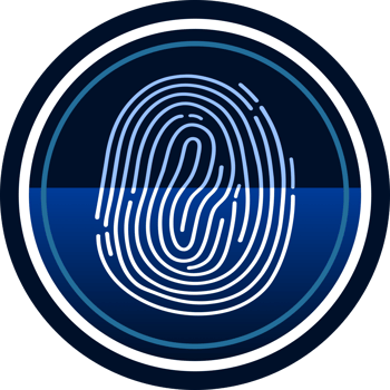 line fingerprint icon png