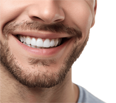 AI generated Close-Up of Man's Smile with Healthy White Teeth png