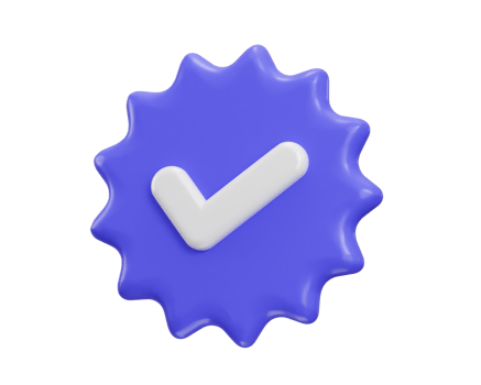 3d check mark icon illustration png