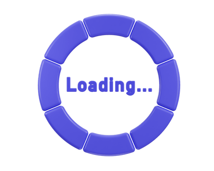 loading icon 3d rendering illustration png