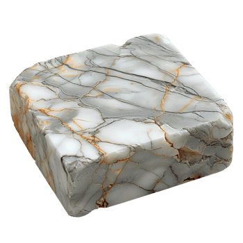 Marble stone . Piece of marble stone top view. Marble flat lay . Marble stone for flat lay product placement and presentation png