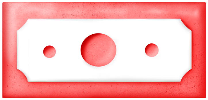 1 red banknote png