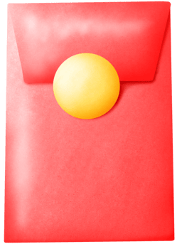 envelope of good luck png