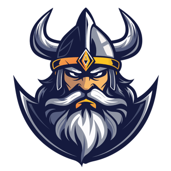 Collection of Viking Head Logo Designs Isolated png