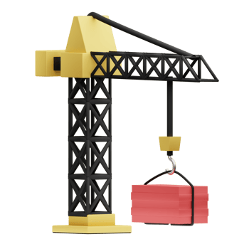 3D Illustration crane png