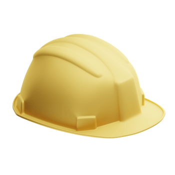 3D Illustration hard hat png