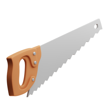 3D Illustration saw png