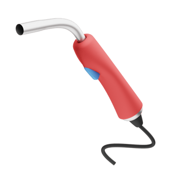 3D Illustration welding torch png