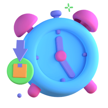 3D Illustration eta png