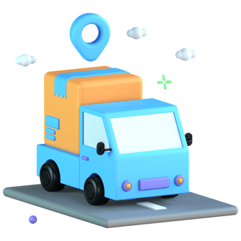 3D Illustration in transit png