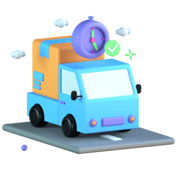 3D Illustration timely delivery png