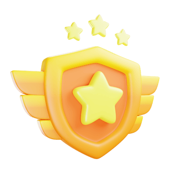 3D Illustration star png
