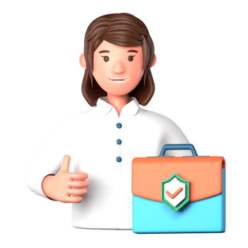 3D illustration health icon insurance agency png