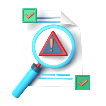 3D illustration health icon risk evaluation png