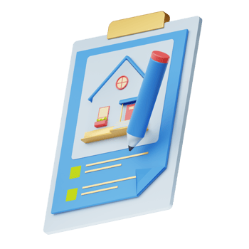3D Illustration Real Estate lease png