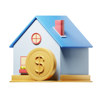 3D Illustration Real Estate purchase png