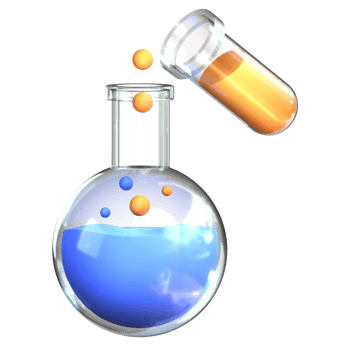 3D illustration education icon chemistry png